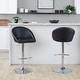 preview thumbnail 58 of 84, Porch & Den Livesey High Back Adjustable Bar Stool with Rounded T Footrest (Set of 2)