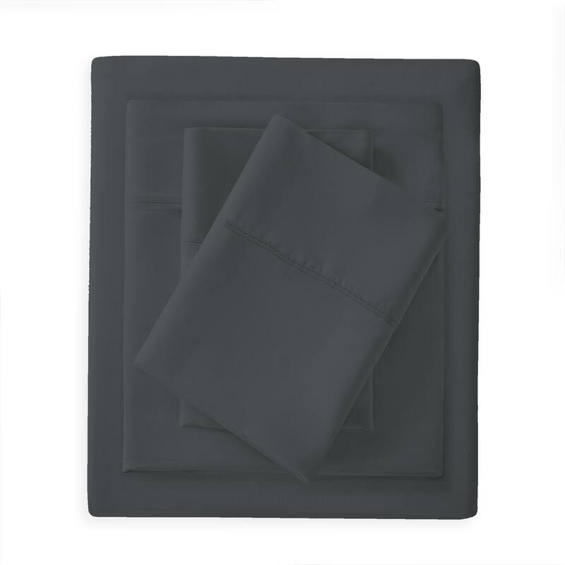 Purity Home 300-Thread Count Ultra-Soft & Silky Cotton Rayon Sheet Set