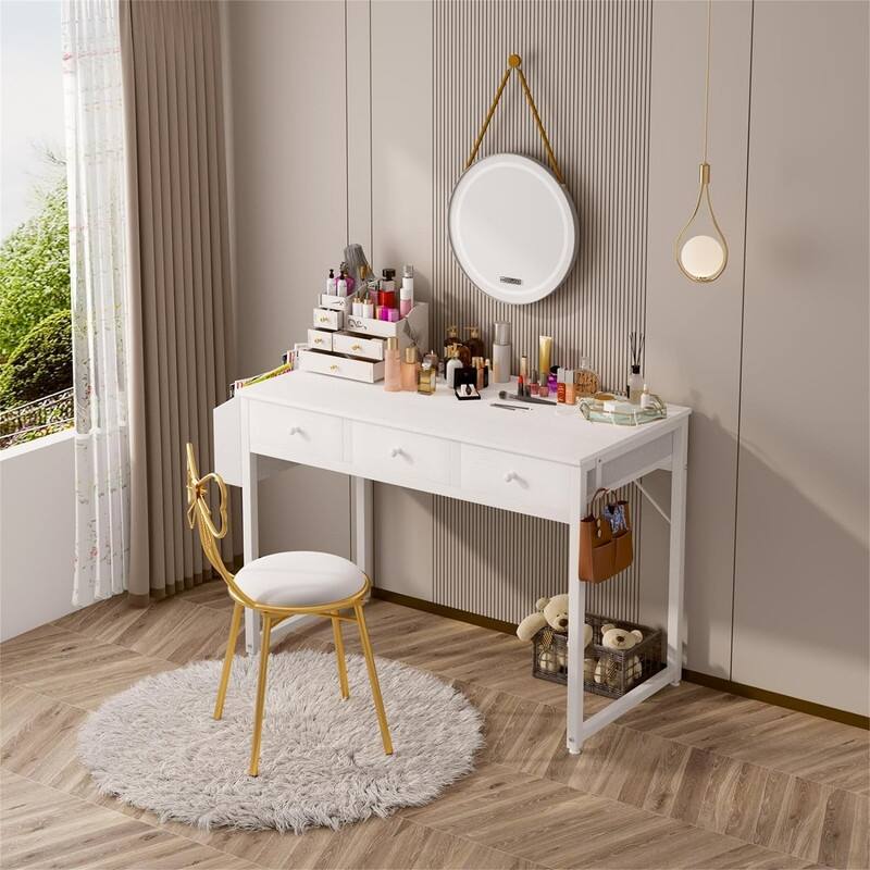 55 inch Computer Desk with 3 Drawers