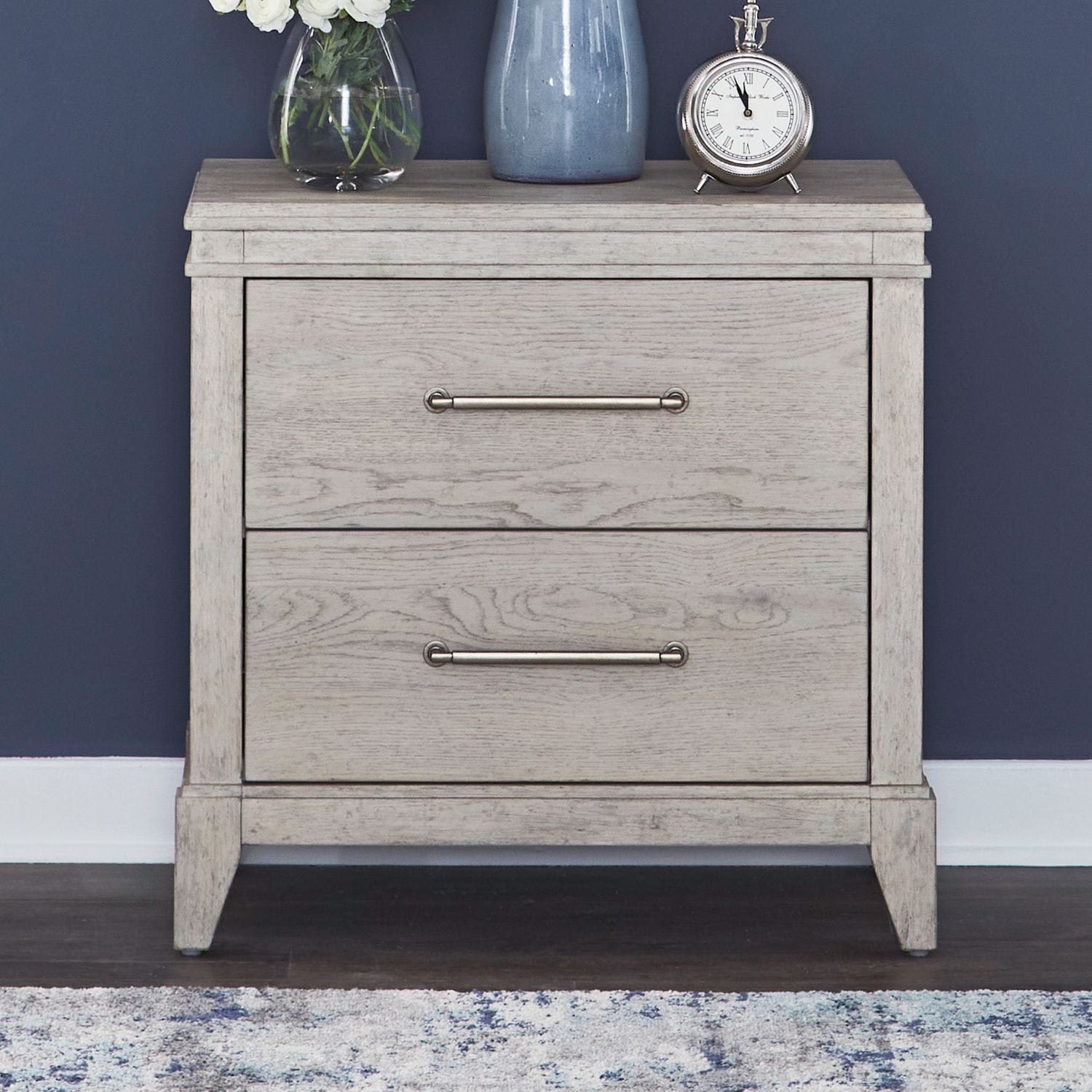 Liberty Furniture New Haven Set of 2 Nightstands with Charging Stations
