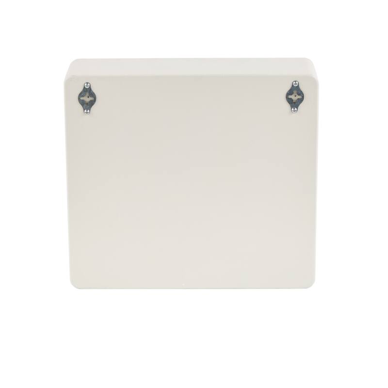 Cream or Black Wood 4 Shelf Geometric Room Wall Shelf