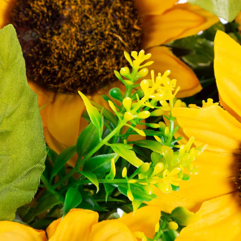 22 in. Sunflower Wreath