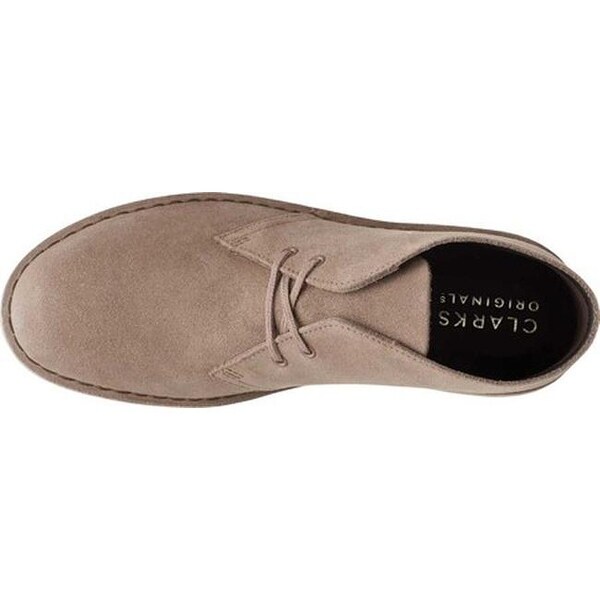 clarks desert boot mushroom suede