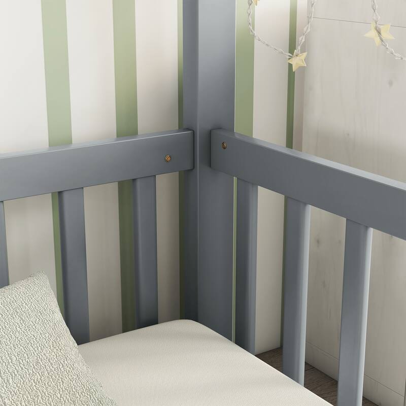 Double Twin House-Style Floor Bed with Fence