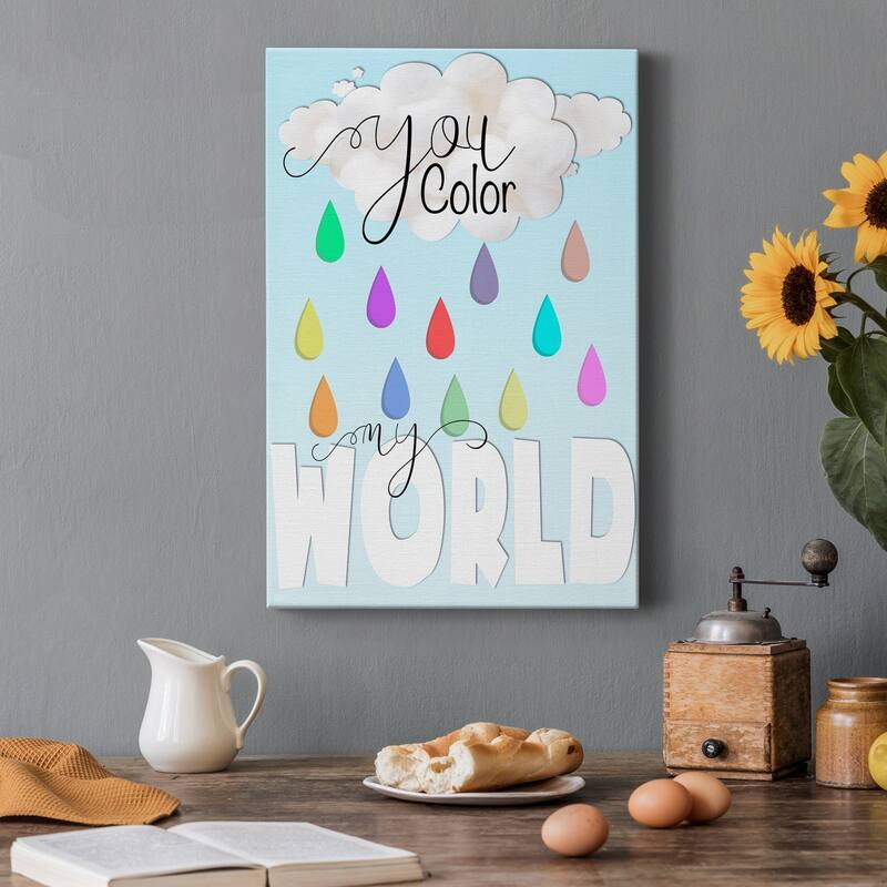 Color My World Premium Gallery Wrapped Canvas - Ready to Hang