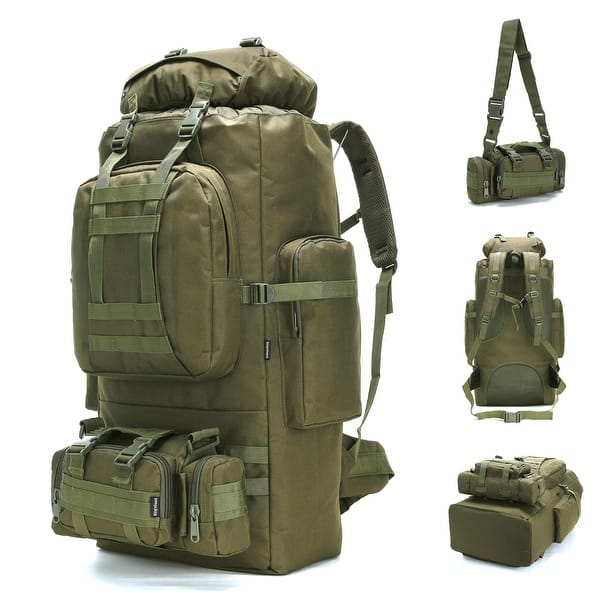 100L Camping Hiking Backpack Molle Rucksack Military Camping Backpacking Daypack - Bed Bath & Beyond - 40365283 100L Camping Hiking Backpack Molle Rucksack Military Camping Backpacking Daypack - Bed Bath & Beyond - 40365283