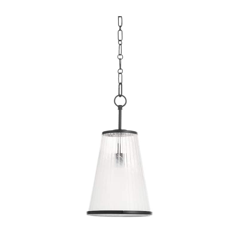 Quorum International 8238-13 Weir 13" Wide Pendant - Matte Black
