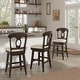 preview thumbnail 5 of 79, Eleanor Napoleon Back Wood Swivel Chair by iNSPIRE Q Classic