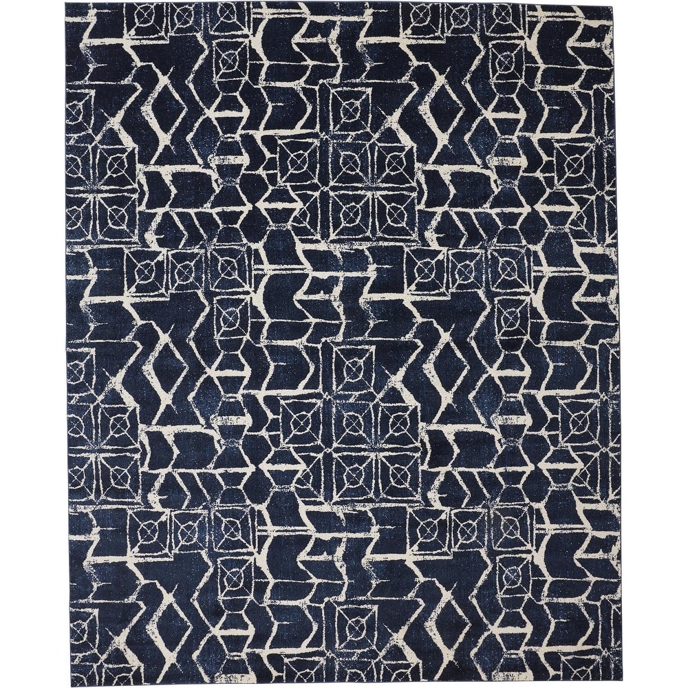 Meera Abstract Geometric Transitional Area Rug