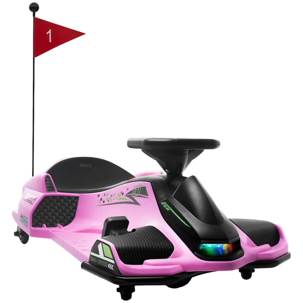 12V Electric Go Kart for Kids, Drifting Fun with Adjustable Speeds