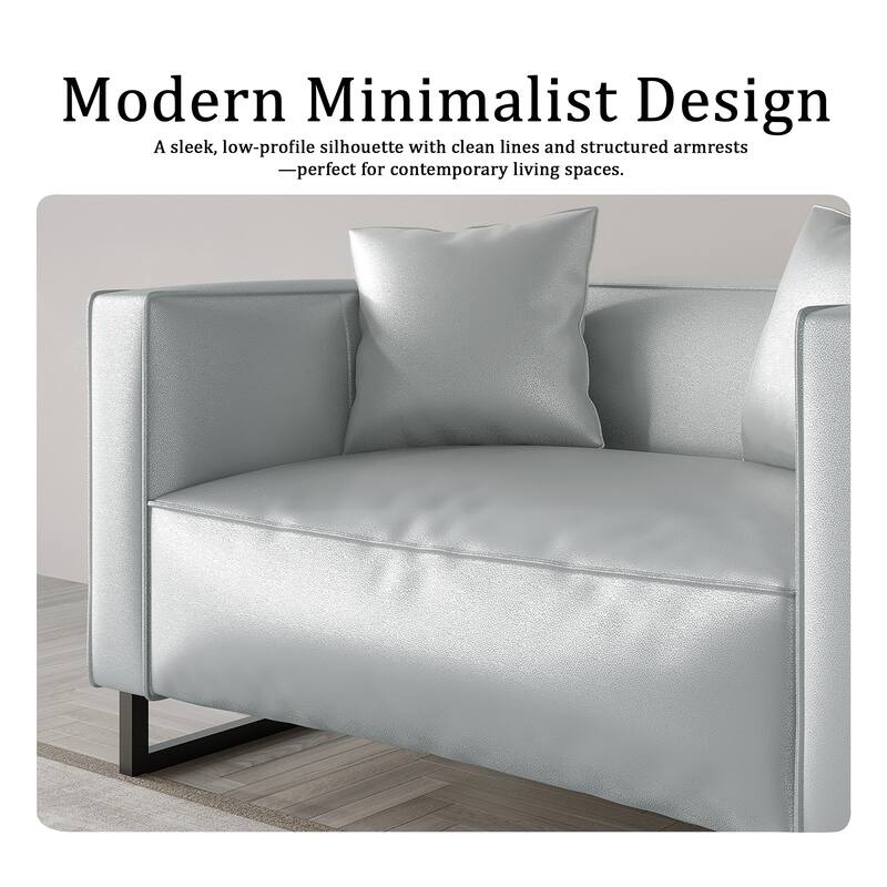CraftPorch Mid Century Modern 2- Pieces Upholstered Living Room Set