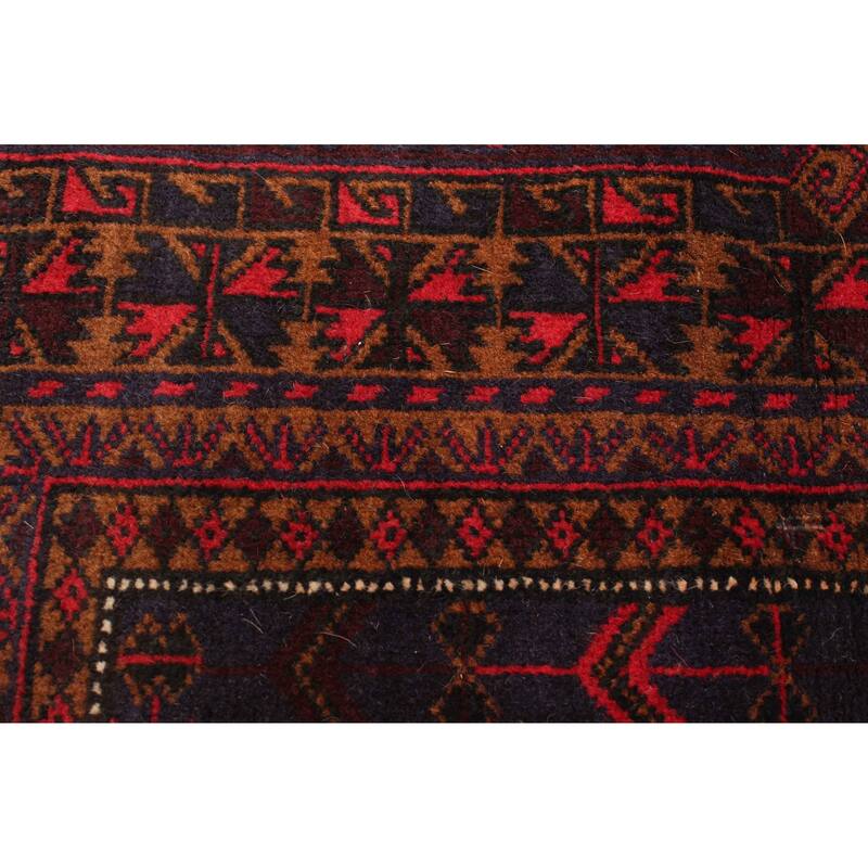 ECARPETGALLERY Hand-knotted Teimani Brown Wool Rug - 3'0 x 4'6