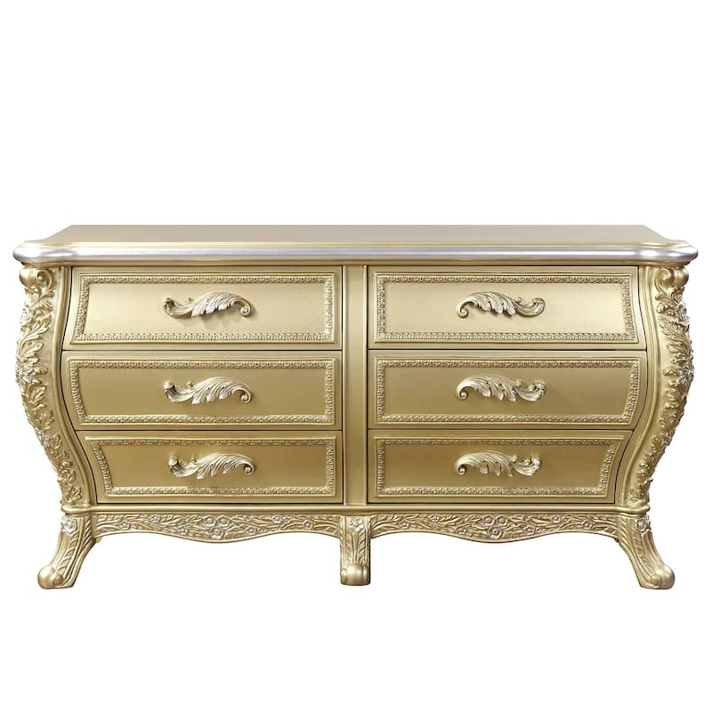 Fraser Gold 6-Drawer Dresser