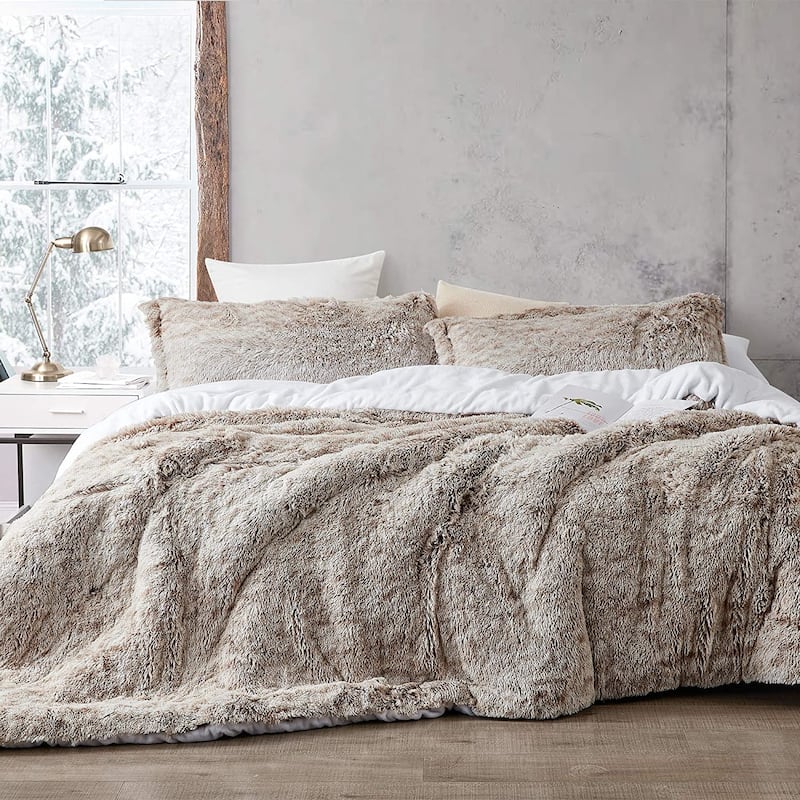 Are You Kidding - Coma Inducer® Oversized Comforter Set - Frosted Taupe - Oversized Queen