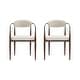 preview thumbnail 98 of 107, Modern Industrial Elmore Upholstered Dining Chairs (Set of 2) with Iron Frame by Christopher Knight Home