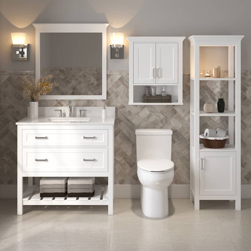 CRAFT + MAIN LSVT3722D-QCB1 Lawson 36" Free Standing Single Basin
