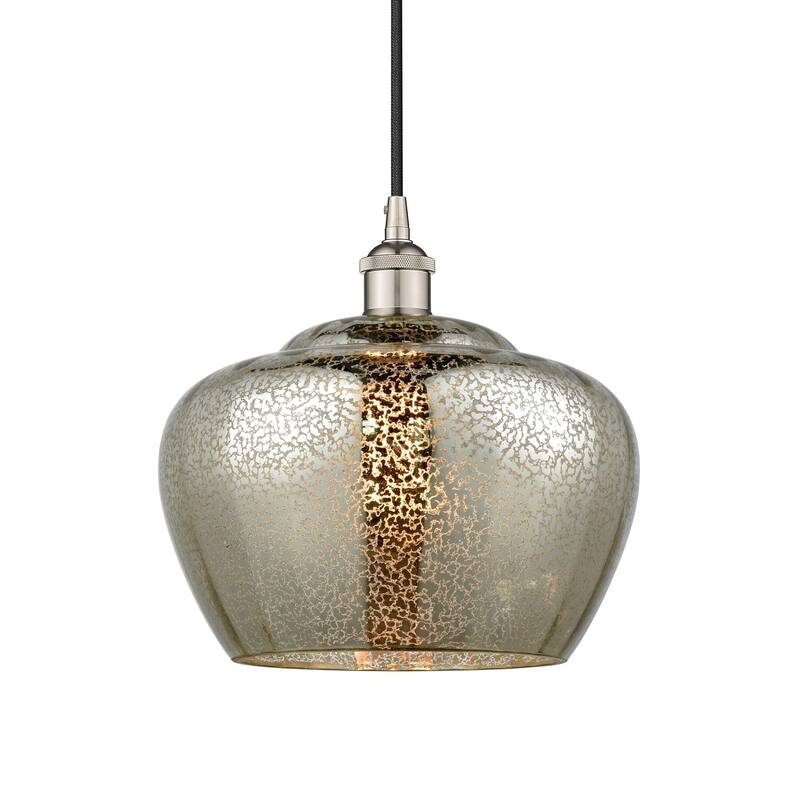 Innovations Lighting 616-1P-12-11-L Fenton Pendant Fenton 11" Wide - Polished Nickel / Mercury