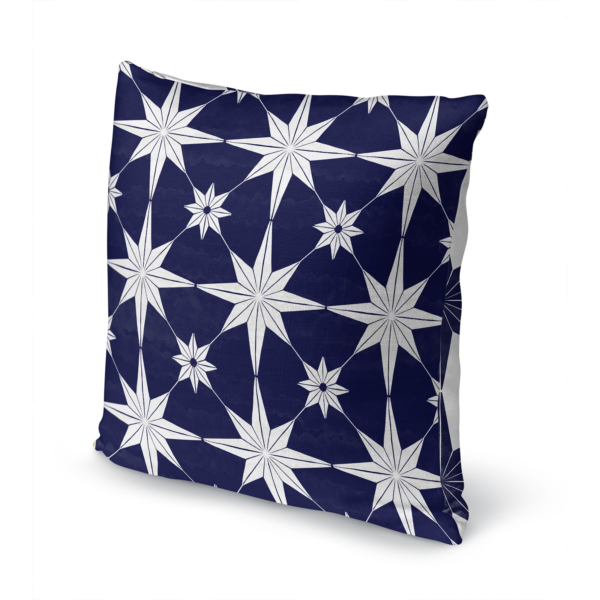 Navy star sale pillow