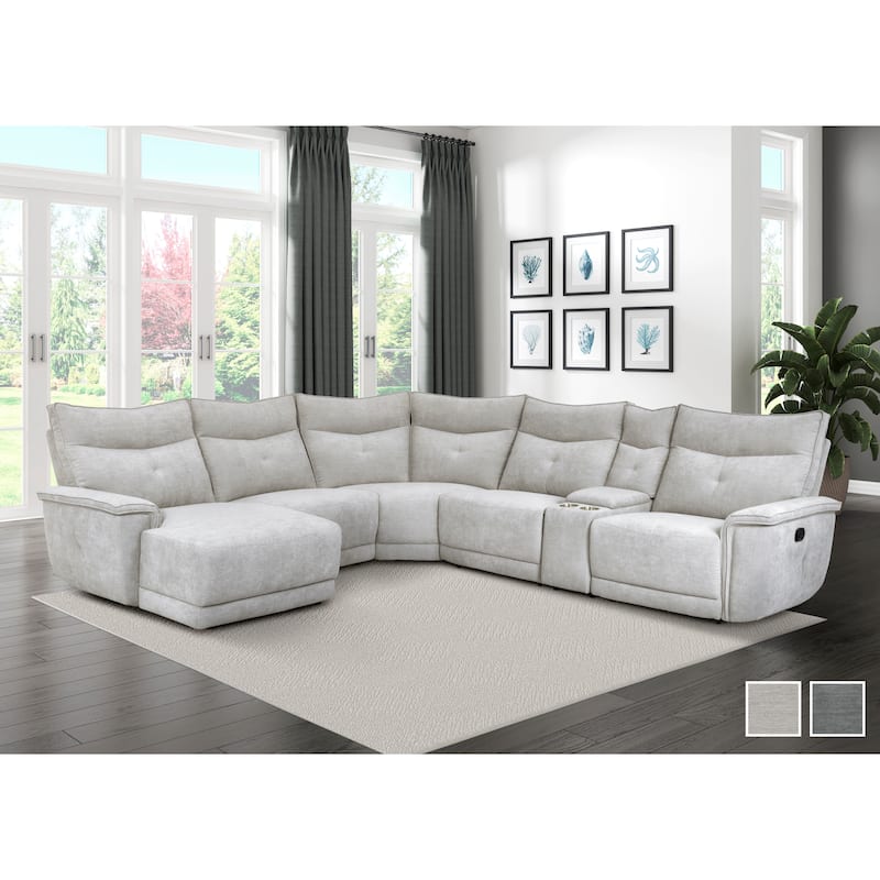 Avenue Modular Reclining Sectional Sofa with Left Chaise