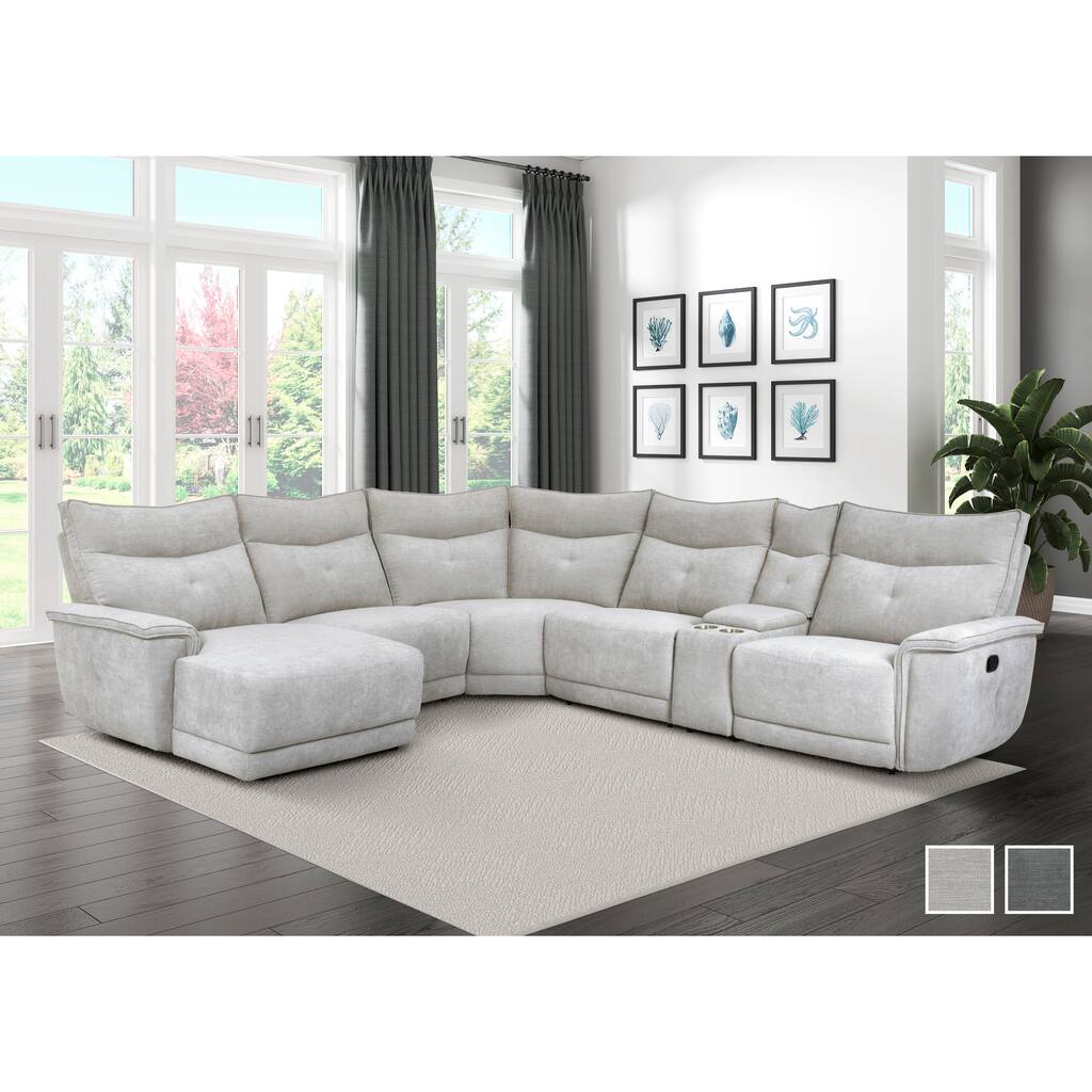 Fremont & Park Avenue Modular Reclining Sectional Sofa with Left Chaise