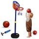 preview thumbnail 3 of 3, Kids Basketball Hoop Indoor Outdoor Adjustable Height 3.5ft-5.5ft