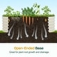 preview thumbnail 5 of 22, Aoodor 4 in 1 Modular Aluzinc Metal Raised Garden Bed - Outdoor Garden Planter Box for Vegetable, Flower, Herb