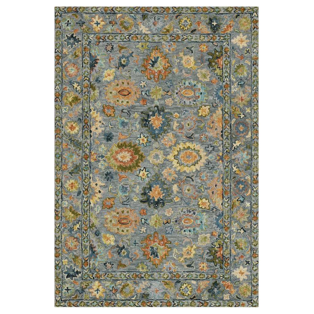 Empress Gray Traditional Hand-Hooked Area Rug 2' x 3'