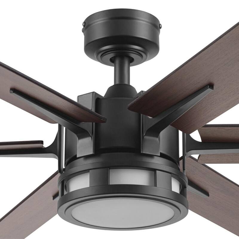Honeywell Kaliza Modern Gun Metal Indoor Ceiling Fan with Light & Remote Control
