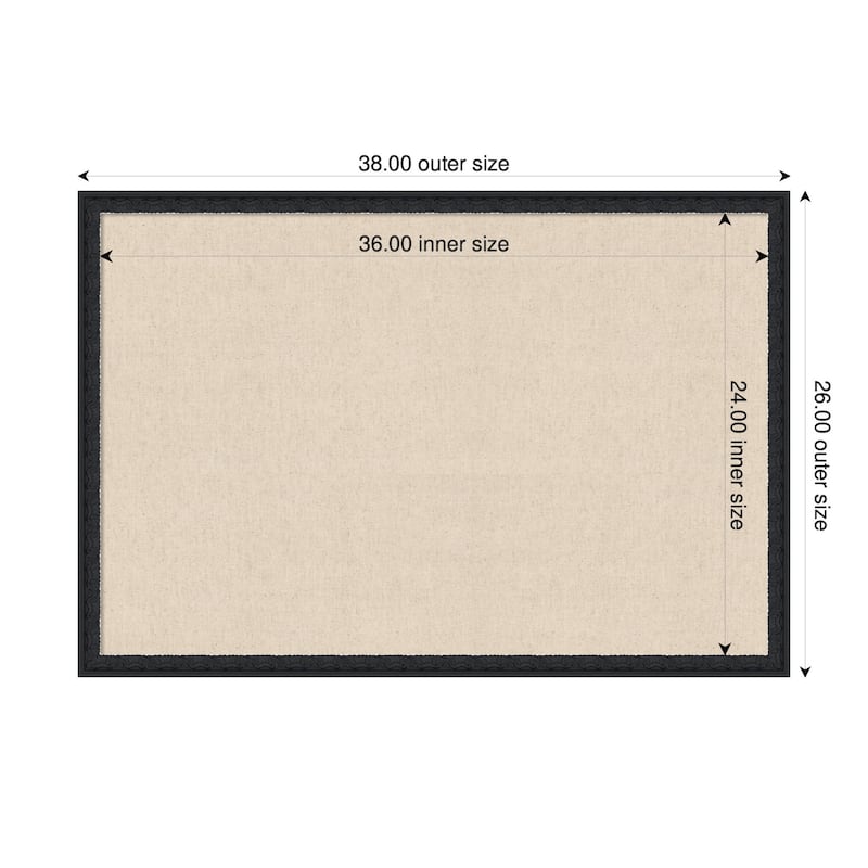 Kate and Laurel Pinboard Neutral Linen