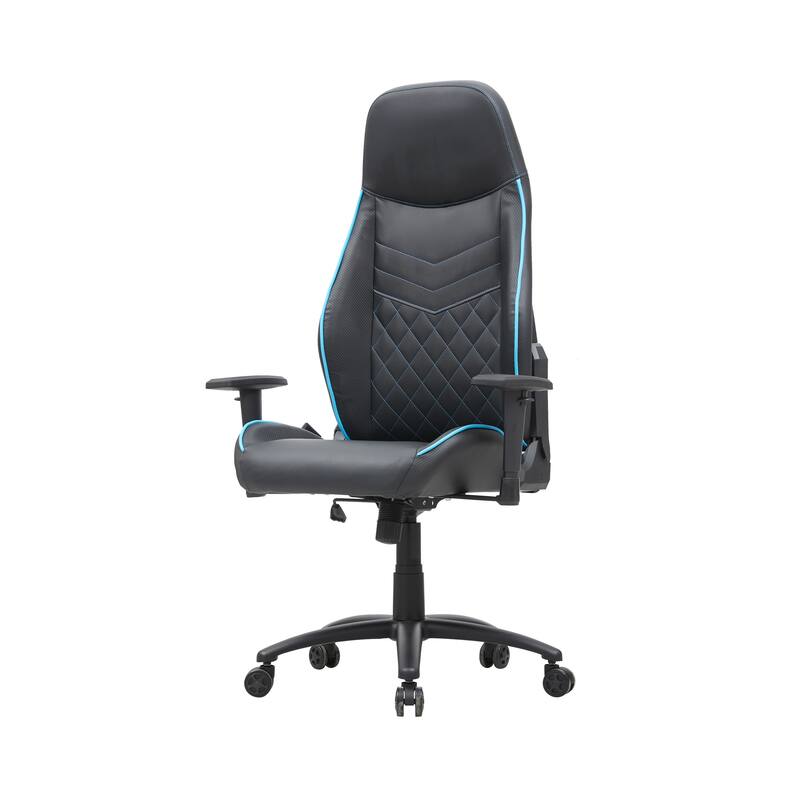 Joseff Black Faux Leather Reclining Gaming Chair by Furniture of America