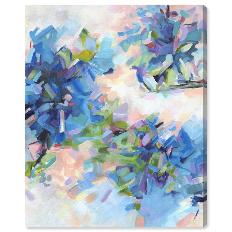 Blue Botanicals Canvas by Art Remedy, Gallery Wrapped - 30" x 36"