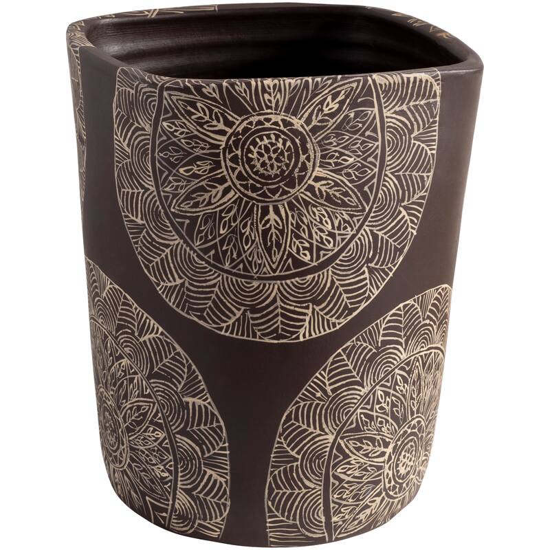 Artistic Weavers Gene Terracotta Mandala Indoor Planter