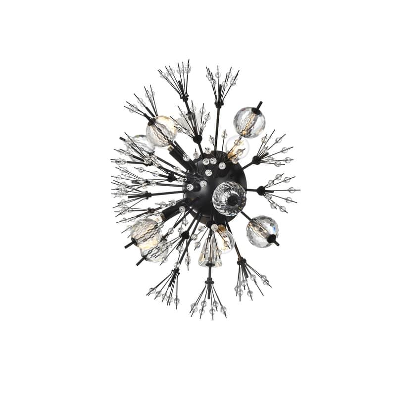 Victor 19 inch Crystal Starburst Wall Sconce - N/A