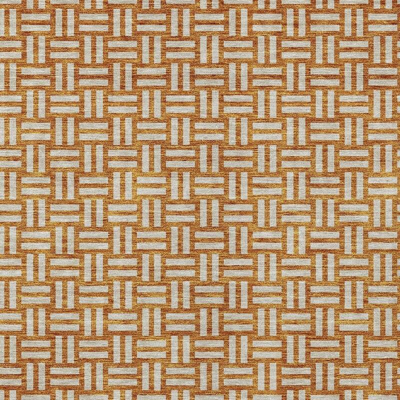 HomeRoots Geometric Transitional Rectangle Outdoor Rug
