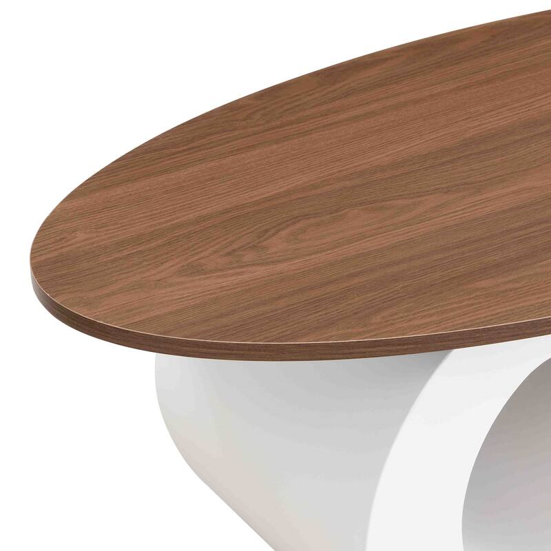 47.24'' W Nesting Coffee Table Set of 2 Living Room Round Coffee Table Set