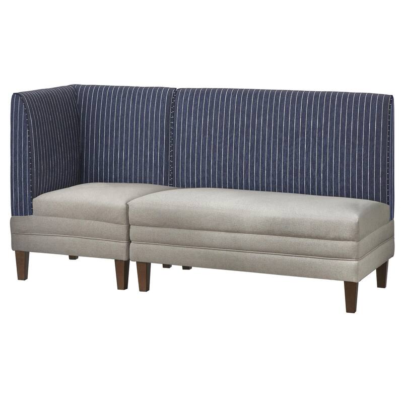 Lifestorey Phillips 2-Piece Upholstered Bench Set