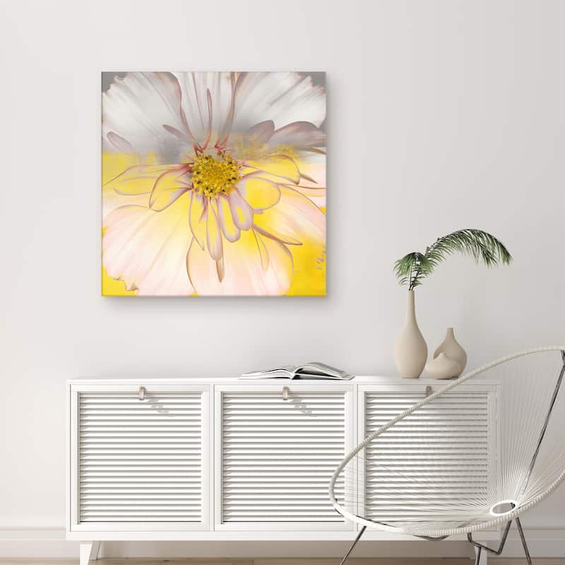 Silver Orchid Wayne 'Painted Petals' Canvas Art