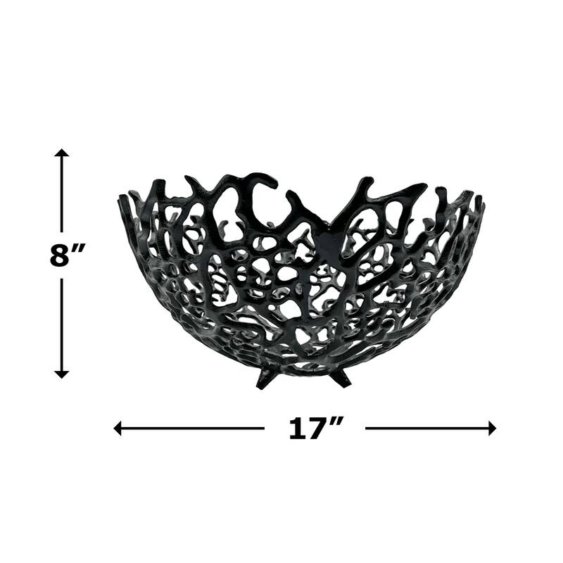 Decorative Handmade Aluminum Modern Bird Nest Bowl
