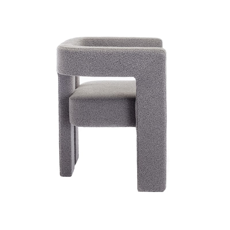 Fabric Upholstered Accent Dining Chair for Kitchen 2PCS