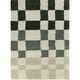 preview thumbnail 7 of 13, Leslie Checkered Shag Area Rug