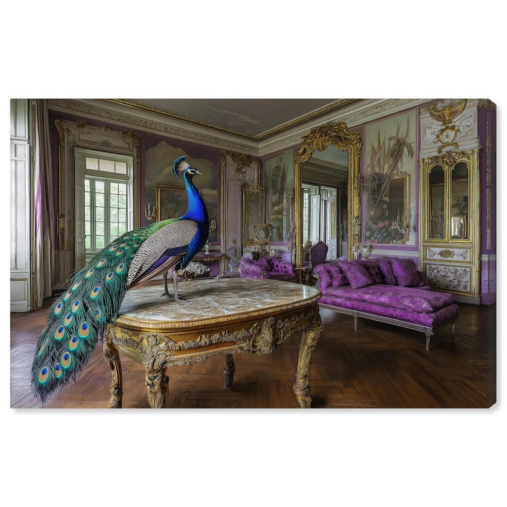 Royal Plumage Canvas by Art Remedy, Gallery Wrapped