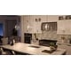 preview thumbnail 2 of 4, Luxury Industrial Chic Pendant Light, 11.75"H x 10.125"W, with Modern Farmhouse Style, Brushed Nickel Finish by Urban Ambiance