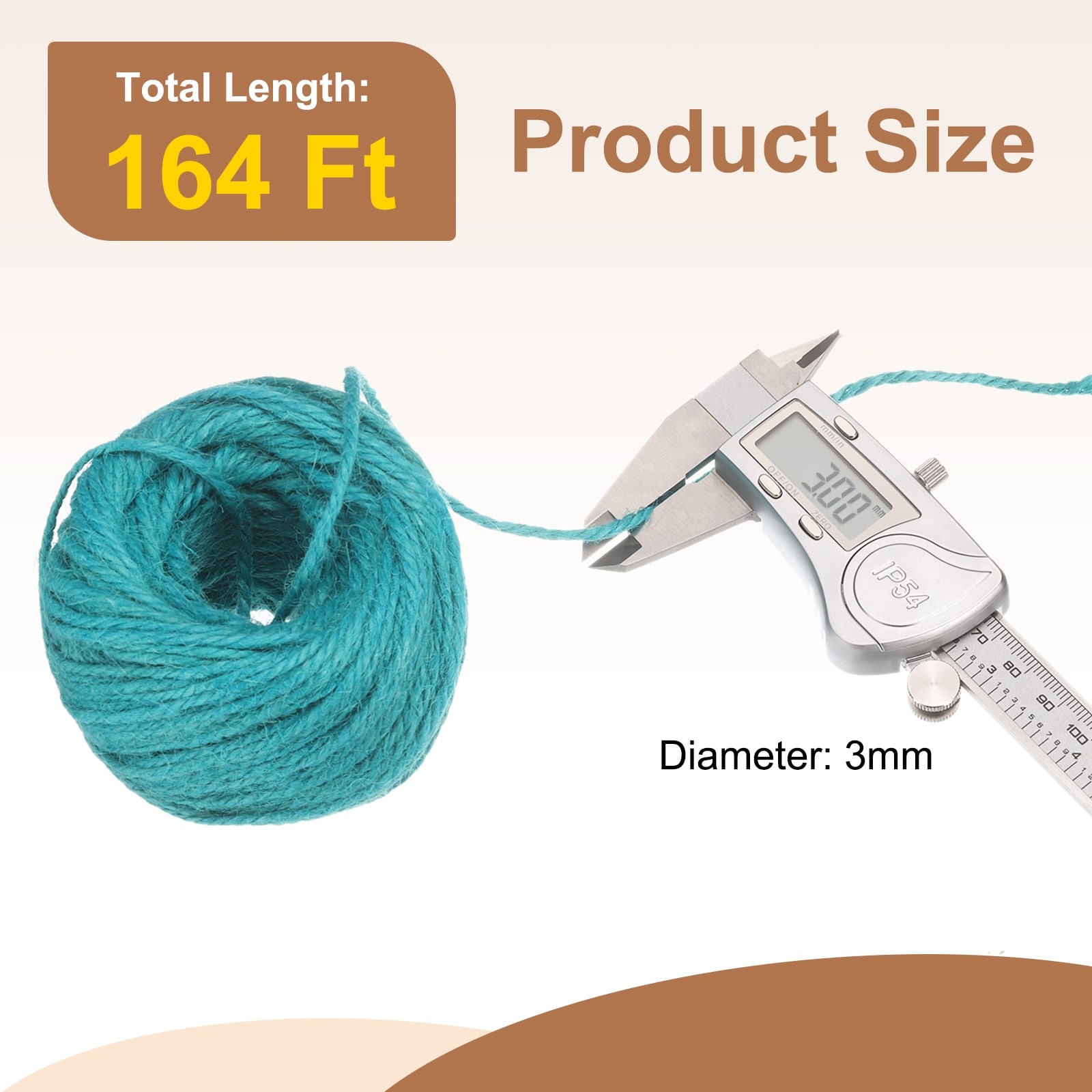 Natural Jute Twine String, Garden Rope for DIY Art Crafts