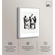 preview thumbnail 9 of 60, Bebop II Black Art Canvas Print by Art Remedy