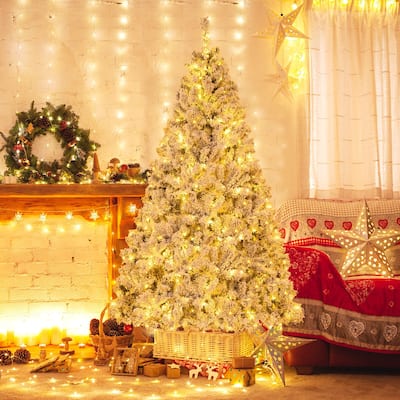 7 Feet Artificial Xmas Tree 3-Minute Quick Shape