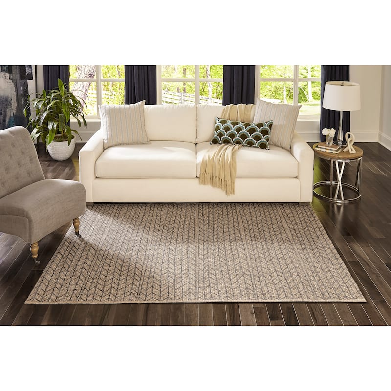 Momeni Como Contemporary Striped Indoor Outdoor Rug