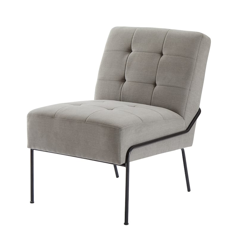 Carbon Loft Hofstetler Armless Accent Chair - Grey Pintuck
