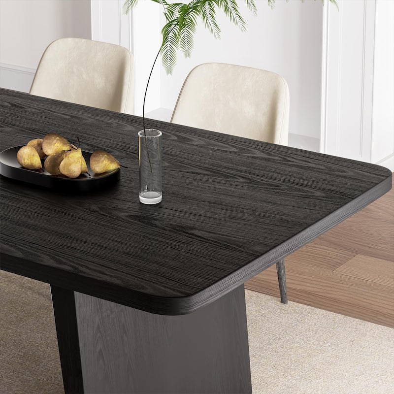 Solid Wood Square Dining Table for 8 People Nordic style - 79*36