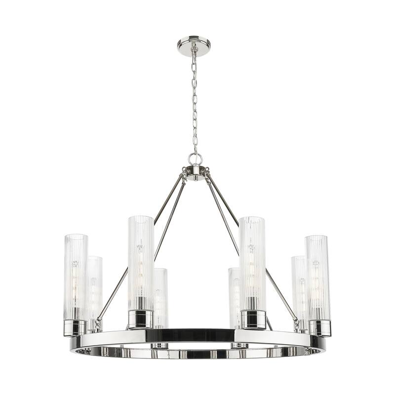 Innovations Lighting Downtown Urban - Boreas - 6 Light 36" Chandelier with 11" Shades