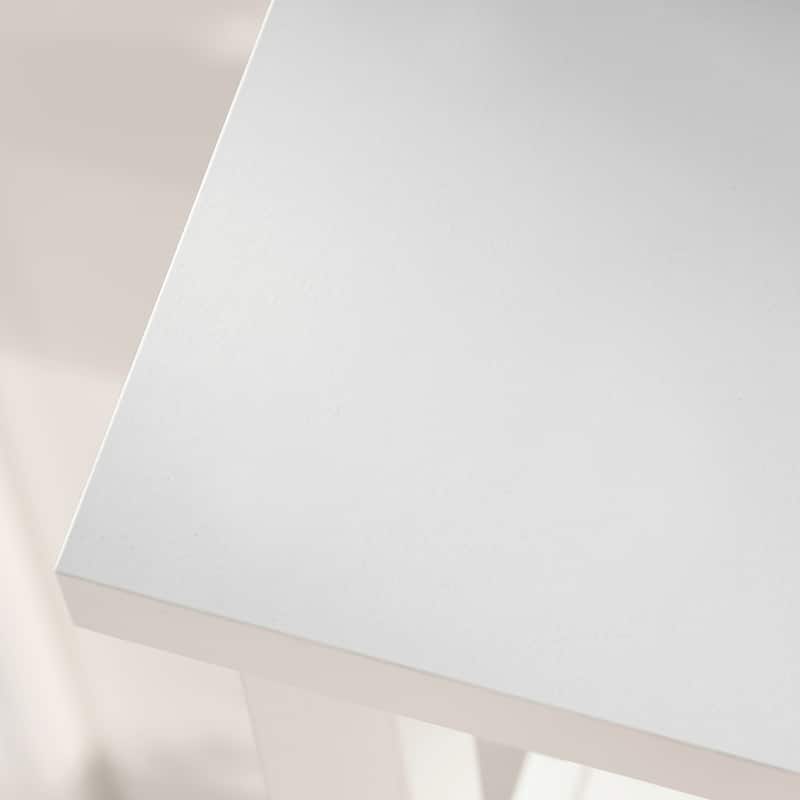 Wood Hutch with Cabinet Open Shelves, White - 60.00" W x 14.57" D x 39.13" H